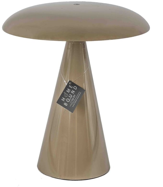Bureaulamp Mush LED op accu taupe