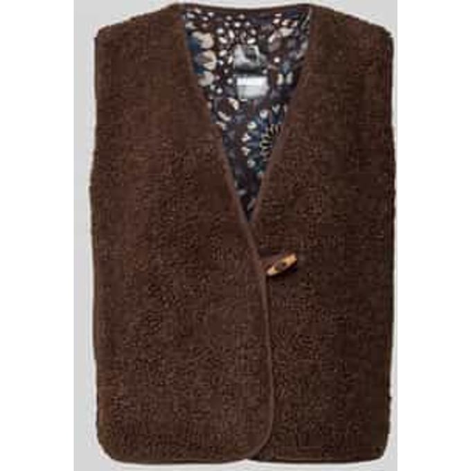 Regular fit gilet van teddybont, model 'Gozima'