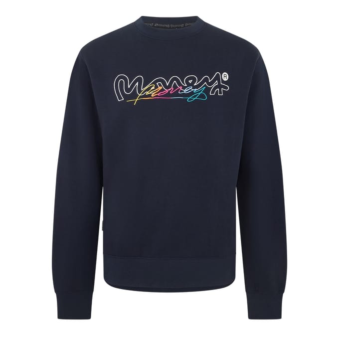 Money Heren Chop Vice Crew Hals Sweatshirt (Marine)