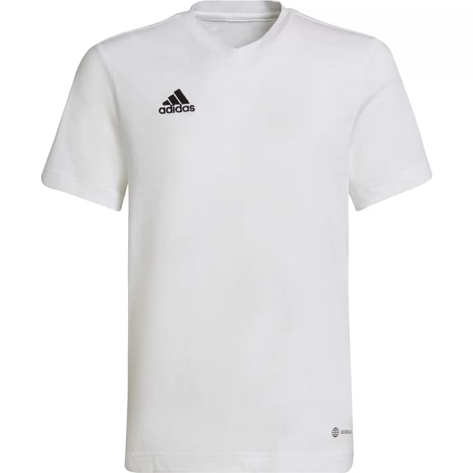 Adidas Entrada 22 T-Shirt Kinderen - Wit | Maat: 152