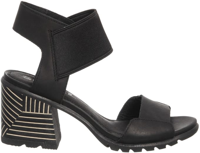 Sorel Sandalen Nadia Zwart natuurlijk leer - 38