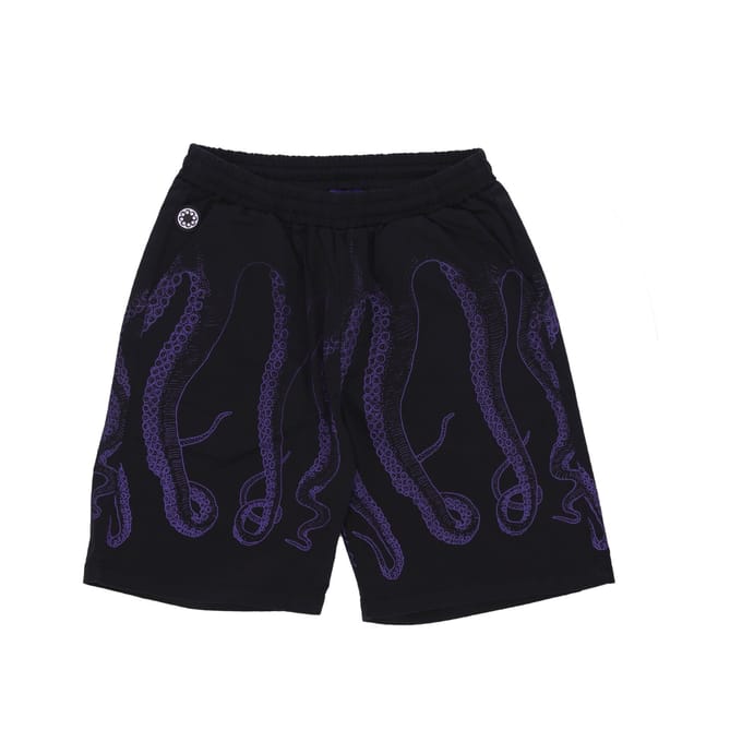 Outline Jogger Short Heren Korte Broek Zwart/paars