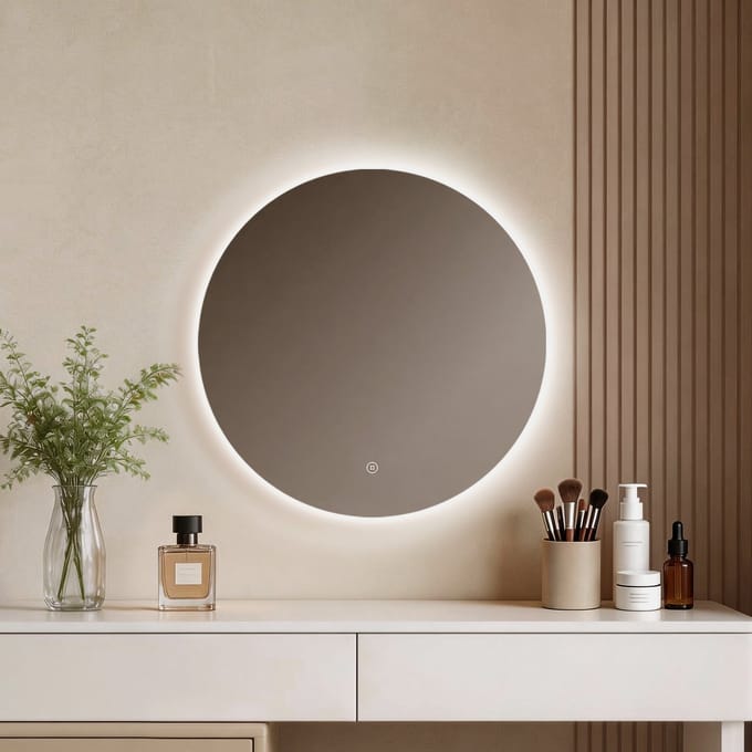 EMKE Badkamerspiegel - OLM03 - 6500K Koud Wit & Dimbaar - Frameloos - 60CM
