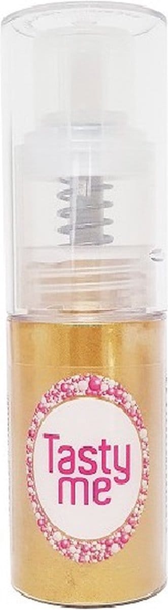 Poeder Spray Goud 10g. Tasty Me - eetbare kleurstof - voedingskleurstof