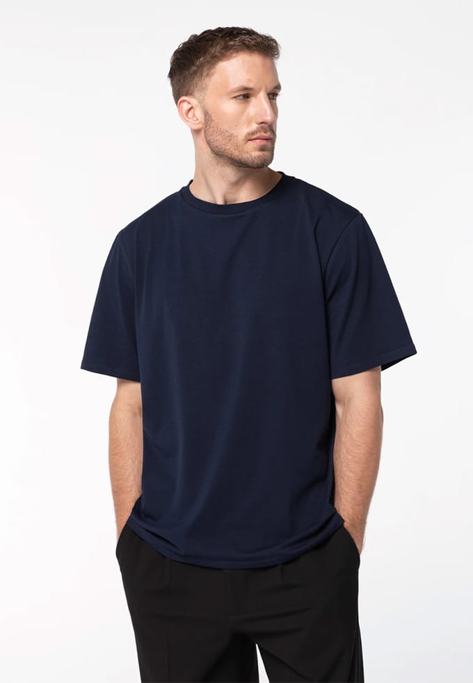 Oversized Premium T-shirt MARINEBLAUW