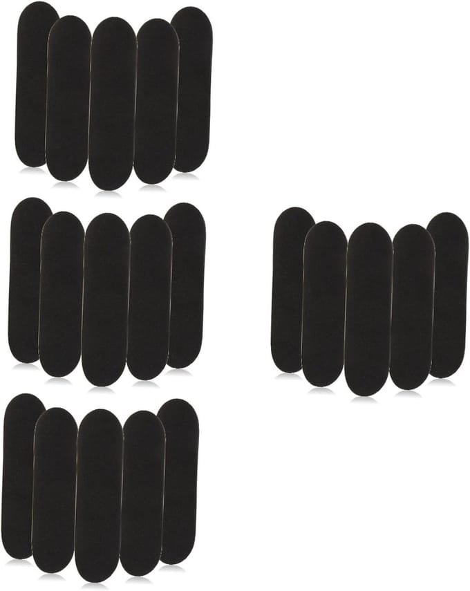Griptape Sets - Vinger skateboard - Hobby Speelgoed - Antislip Materiaal - 20 Stuks - Zwart
