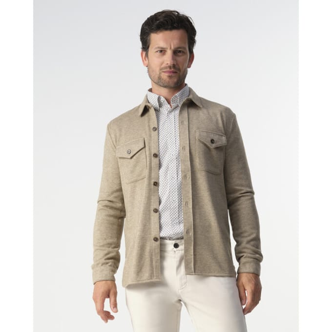 Campbell Overshirt Beige Heren