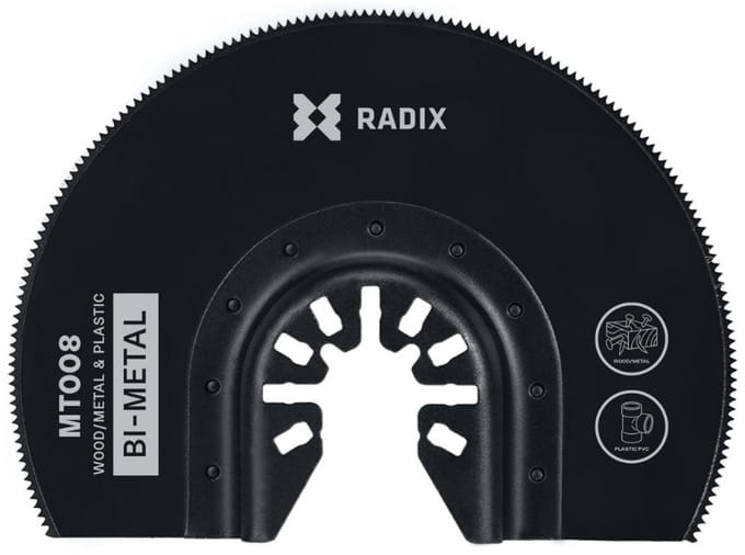 Radix - Multitool zaagblad - Bi-metaal - 18 tanden (1.37mm) - Gefreesd - 82mm