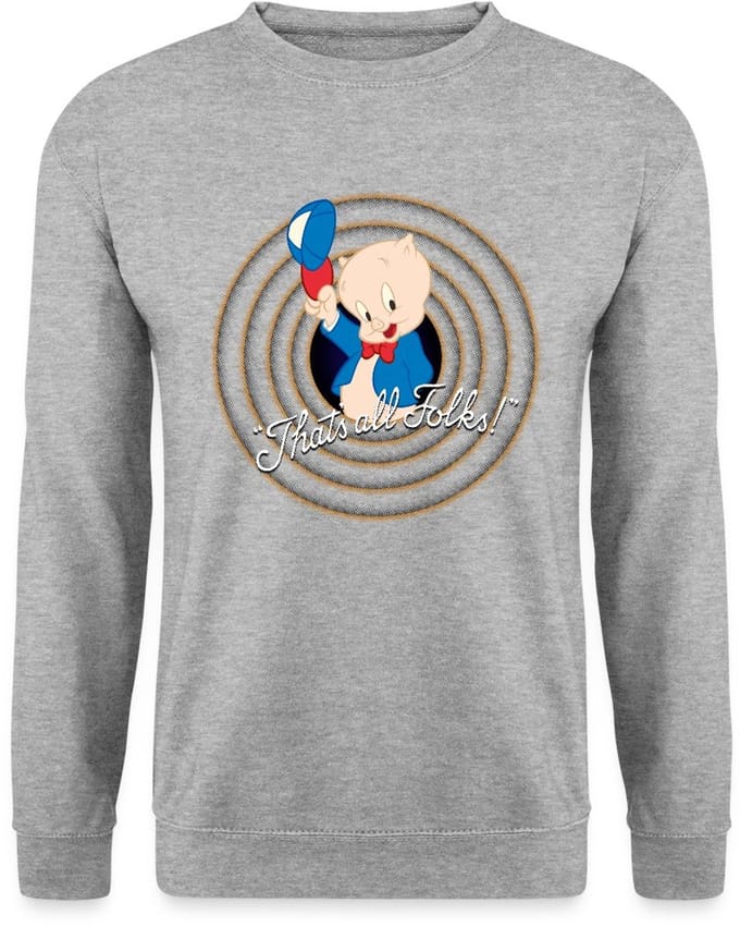 Looney Tunes Porky Pig Sweater Heren