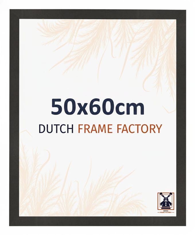 Fotolijst 50x60 cm - MDF - Zwart Mat - Benno