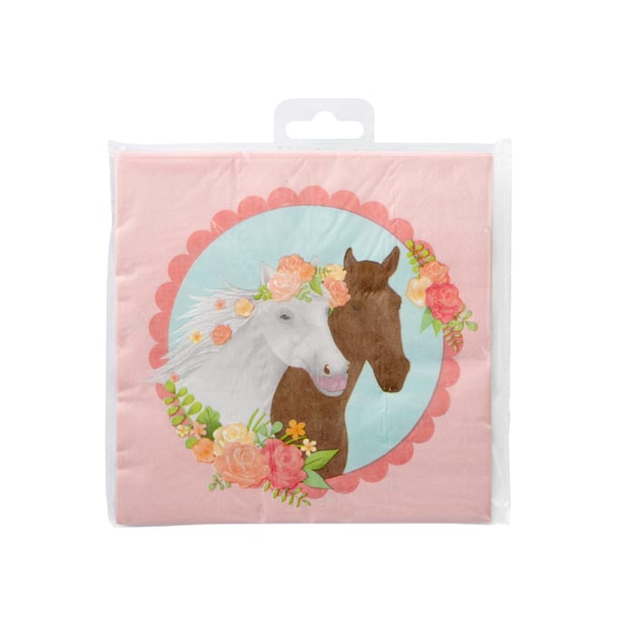 Overige Merken Paarden Servetten 6 Stuks