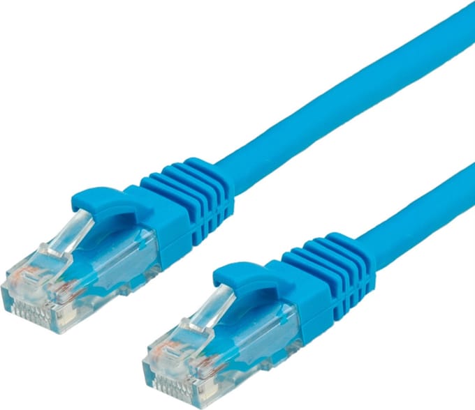 VALUE UTP Cat.6 (Class E) patchkabel, LS0H, blauw, 3 m