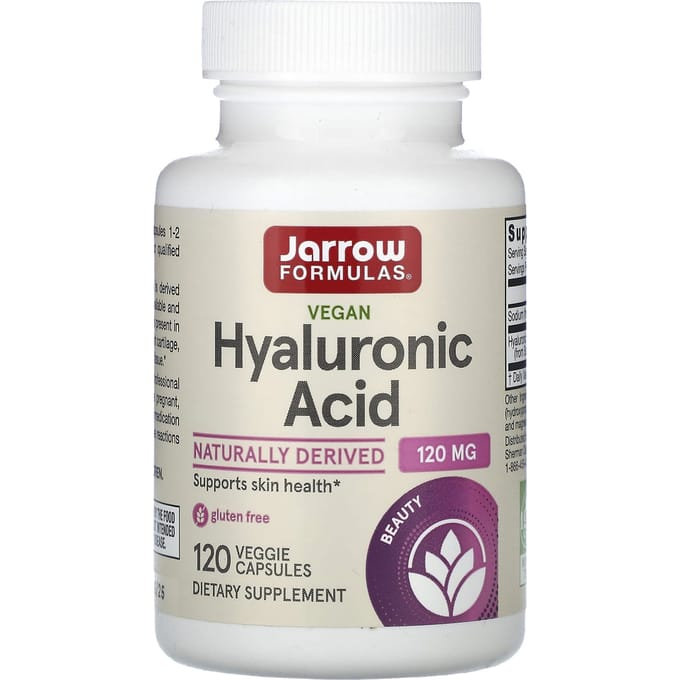 Jarrow Formulas, acide hyaluronique, 50 mg, 120 capsules végétales