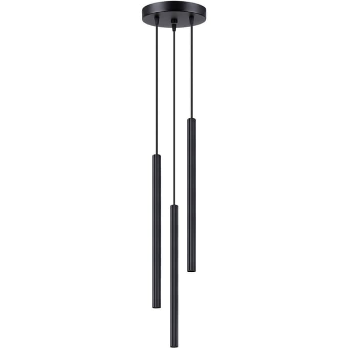 Sollux Lighting Hanglamp Arche - G9 - zwart - staal - 120x20x20cm