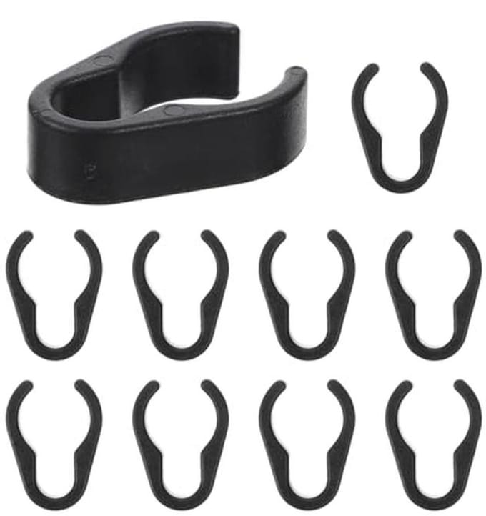 Microfoonstandaard Kabelhouder 10-pack - Kunststof Kabelclips voor KTV Microfoon