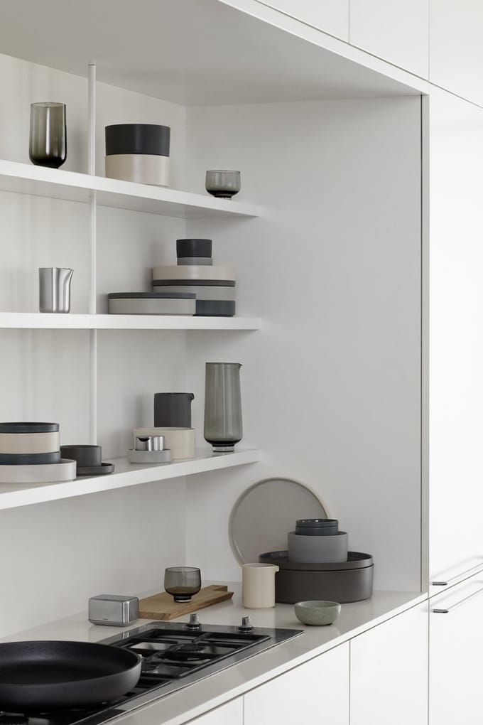 Blomus PILAR Plat bord - 27cm Agave - 4 stuks