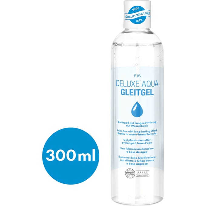 EIS, Deluxe Aqua glijmiddel, langdurige werking op waterbasis, neutraal, 300 ml