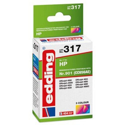 Edding Inktcartridge vervangt HP 901, CC656AE Compatibel Kleur EDD-317 18-317