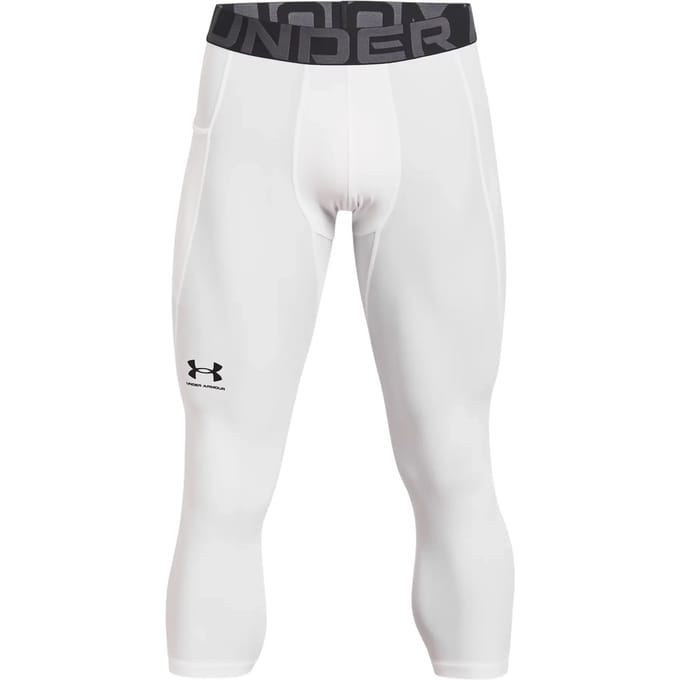 Under Armour Heatgear Tight Heren-Wit,Zwart