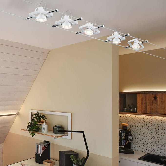 Standaard 12 V LED-reflector GU5,3 Set van 1 445lm 6,5W 2700K dimbaar Wit mat