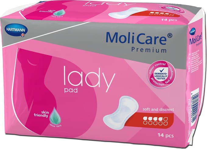 Hartmann Molicare Premium Lady Pads 4 druppels - 1 pak van 14 stuks