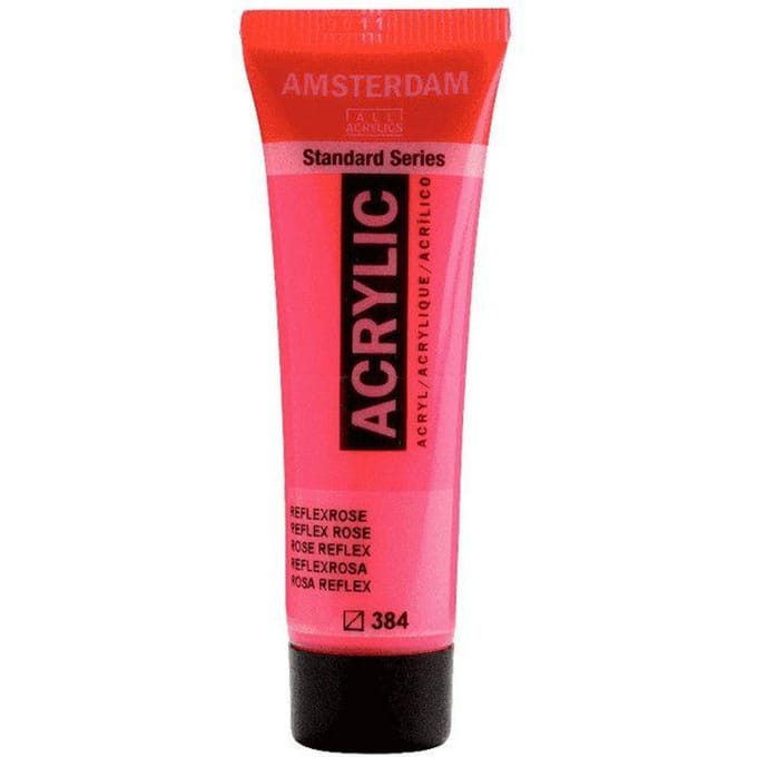 Verf - Acryl - 384 - Reflex roze - Amsterdam - 20ml