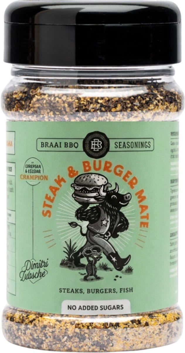 Braai BBQ Steak & Burger - BBQ kruiden - Burgers - Steaks - All purpose