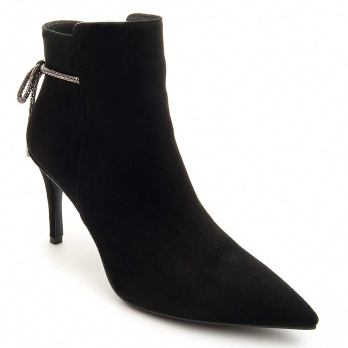 Botín Cómodo Para Mujer.  Montevita  Lazont  84653 37 zwart