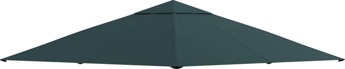 Outsunny - Partytentdak - 298 x 298 cm - Polyester - Donkergrijs