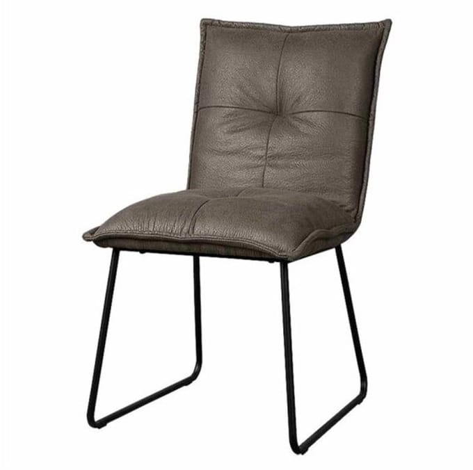 Tower Living Seda Stoel - fabric Cherokee 1 grey