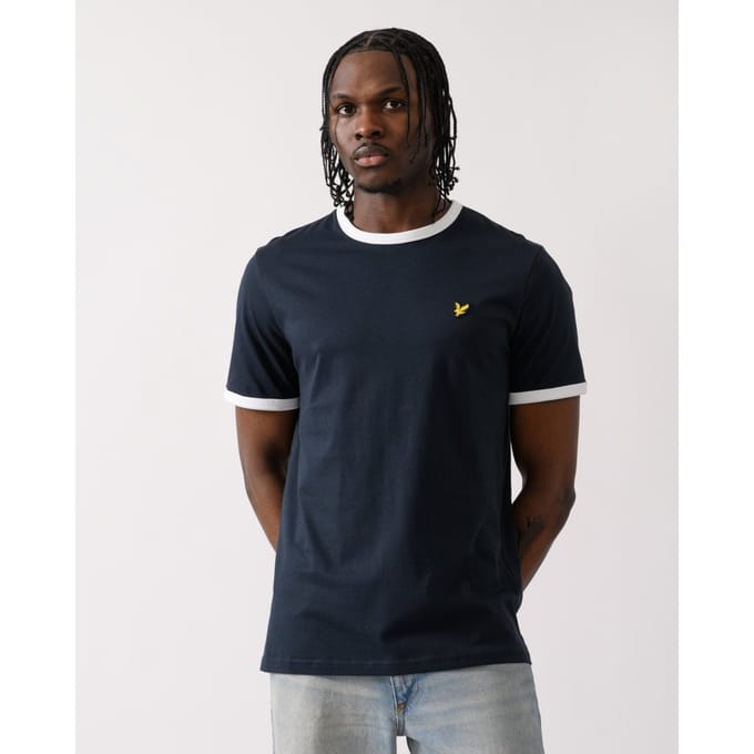 Lyle & Scott Ringer Shirt Heren - Maat L