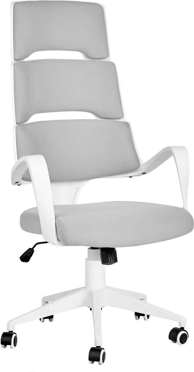 GRANDIOSE - Bureaustoel - Grijs - Polyester