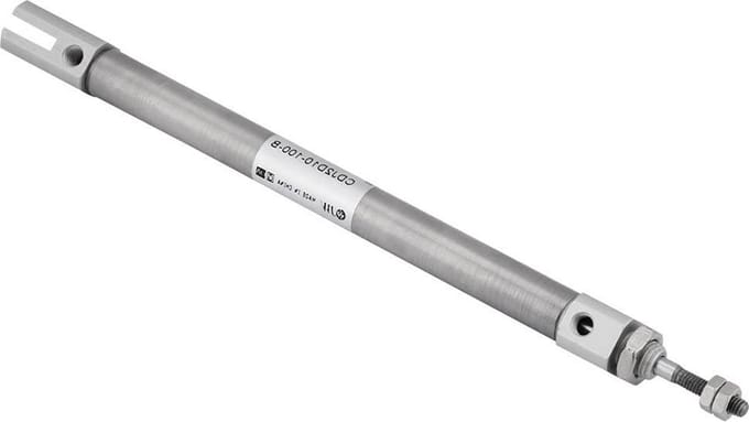SMC Pneumatische Cilinder Dubbele Acting Stroke 100 mm Compact RVS Luchtcilinder CDJ2D10-100-B - Cilinder Stangdiameter 10 mm .