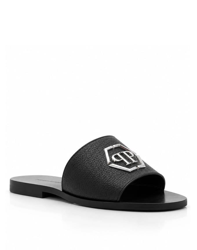 Platte Sandalen Hexagon