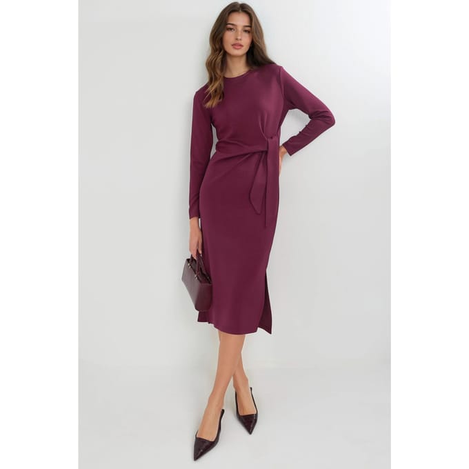 Modal Touch Split Jurk