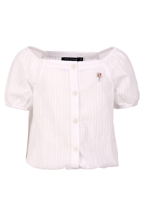 River Woods Shirt Shsl Smock Hem White Größe: 12 | Hemden Outlet | kids | Weiß