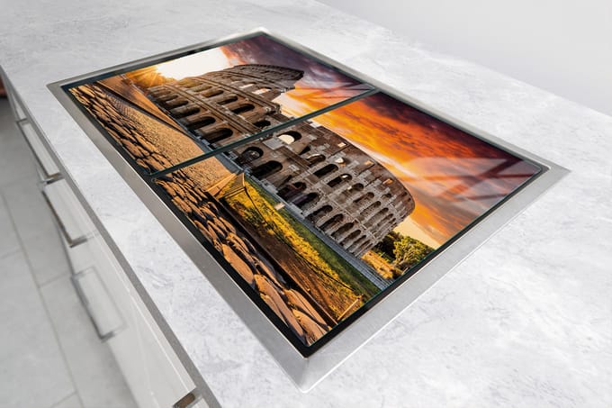 TMK ArtDeko - Series - Glazen Beschermplaat - 2x35x52 cm