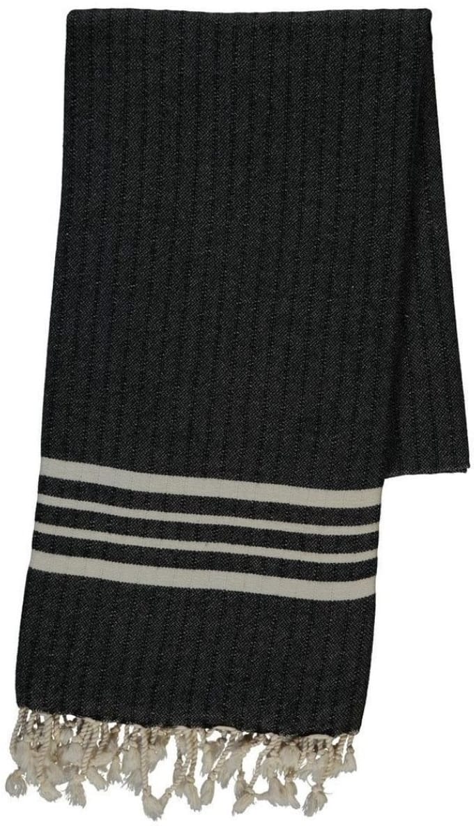 Hamamdoek XL Black – Krem Sultan