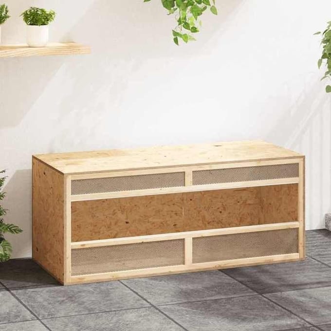 Maison Exclusive - Terrarium Hout 120x50x50 cm