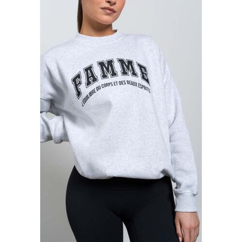FAMME Équilibre Sweatshirt Grey M