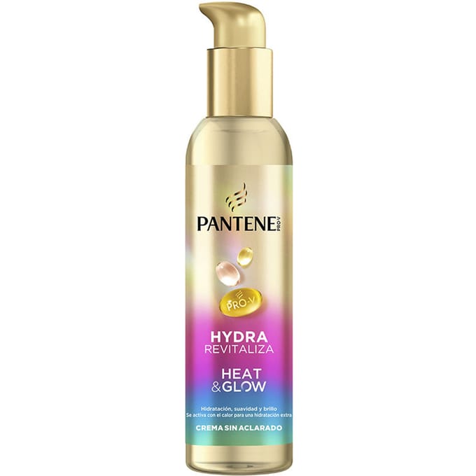 Pantene Hydra Revitaliza Brillo & Protector Calor Crema 135 ml