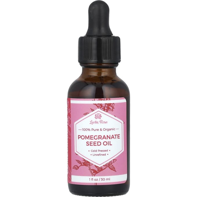 Leven Rose, 100 % pure et biologique, huile de pépins de grenade, 1 fl oz (30 ml)