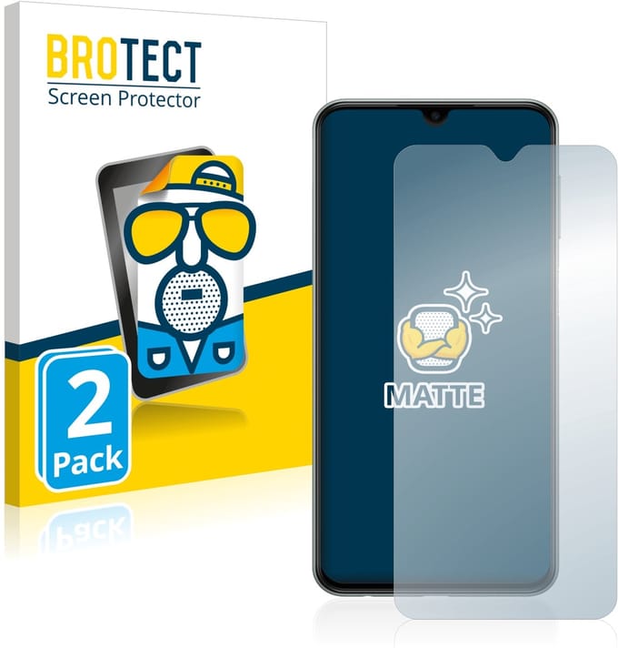 BROTECT - Screenprotector voor Samsung Galaxy M33 - Folie Beschermfolie matte 2 Stuks