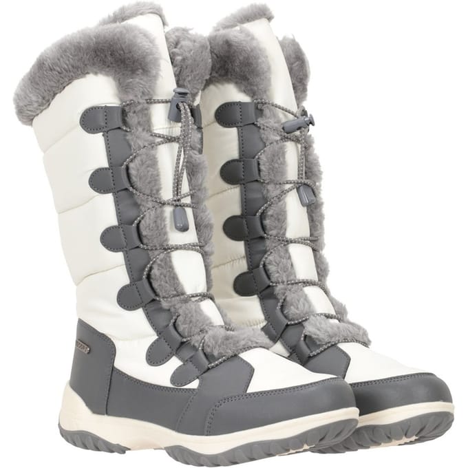 Mountain Warehouse Dames/Dames Snowflake Extreme Lange Sneeuwlaarzen (Wit)