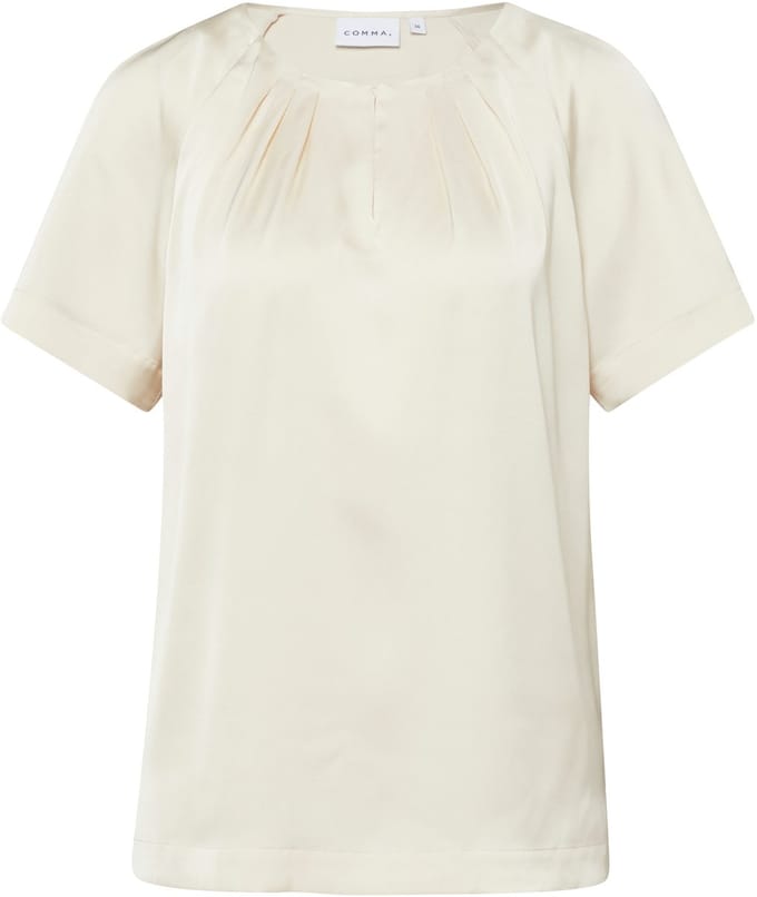 Relaxed fit blouse met geplooide plooien
