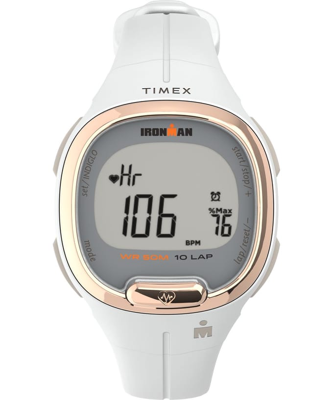 Timex Ironman Transit T10 TW5M40400 Horloge - Resin - Wit - Ø 33 mm