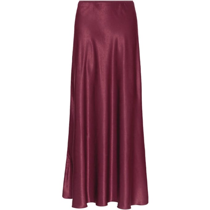MSCH Copenhagen Mschnicolette Ullas Skirt Rokken Dames - Bordeaux - Maat M