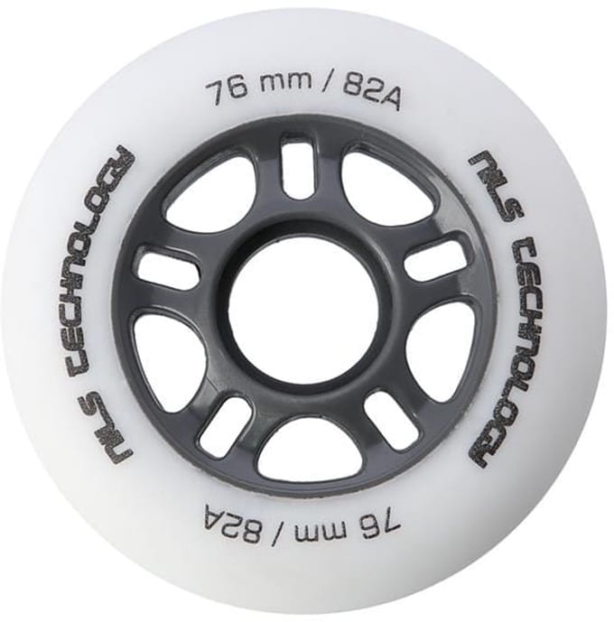Nils Extreme - Wielen - 76x24mm - Hardheid 82A - Wit Mat