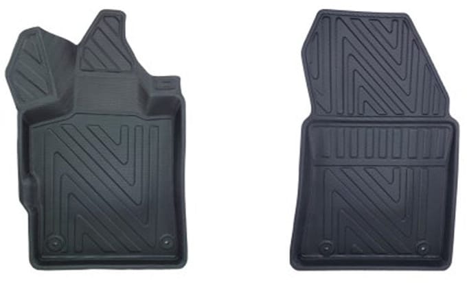 Rubbermatten DS4 2021-heden (voorset) - Premium carbonlook
