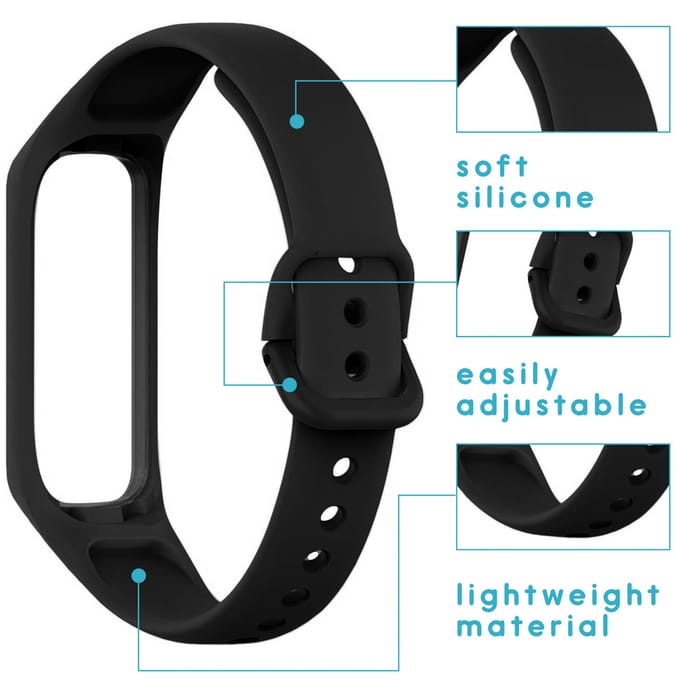 imoshion Siliconen bandje voor de Samsung Galaxy Fit 2 - Zwart